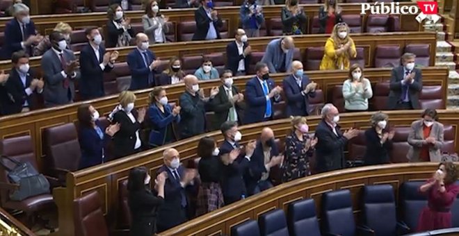 El momento en el que el Congreso ha dado el 'sí' definitivo a la Ley de Eutanasia