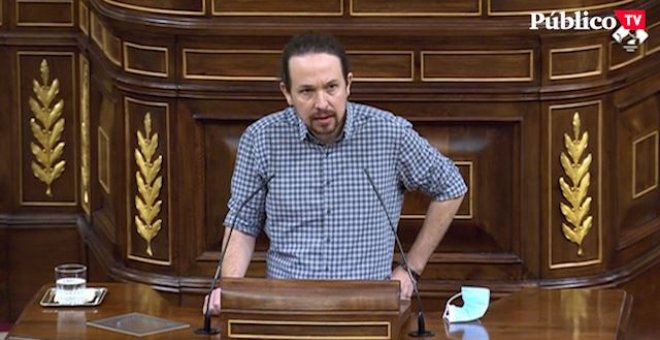 Así se despide Pablo Iglesias del Congreso