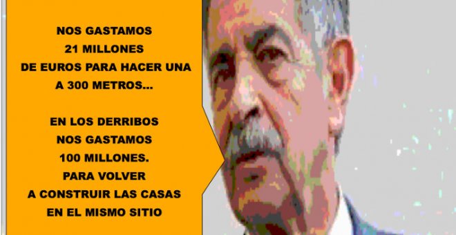 Derribar viviendas con dinero público para construir en el mismo sitio