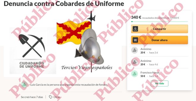 Un coronel del Estado Mayor lanza una campaña contra los denunciantes de militares ultras y los llama "cobardes"