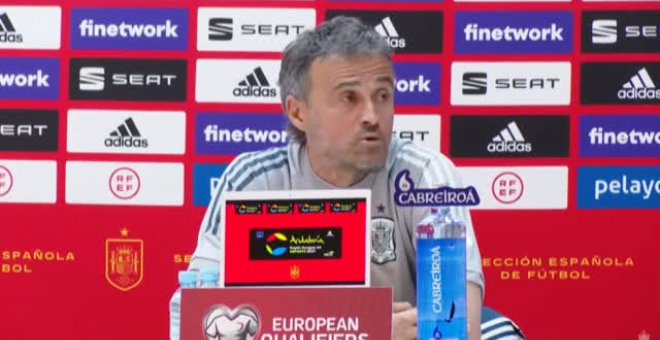 Luis Enrique sobre el empate ante Grecia: "A nivel defensivo ha sido el mejor partido de mi carrera"