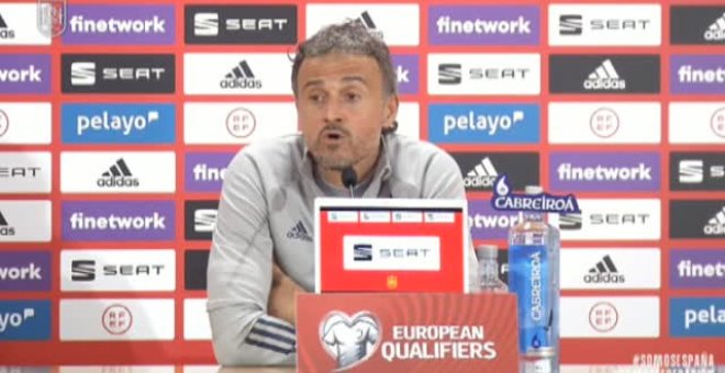 Luis Enrique sobre la ausencia de un once fijo: "No tomo las decisiones según lo que piense Pepe, Manolo o Lucas"