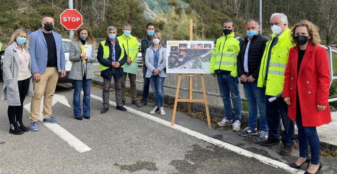 Las obras para estabilizar el argayo en la N-634 comenzarán "de forma inminente" y supondrán una inversión de 835.000 euros