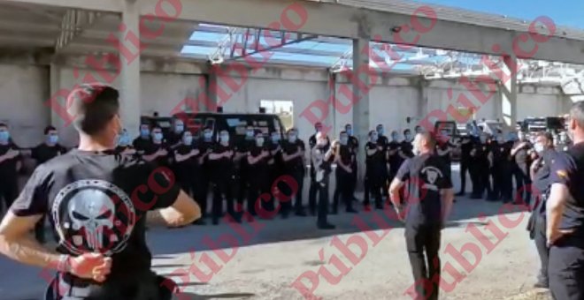 Los antidisturbios que actuaron en Vallecas reciben formación en Linares que exalta la moral y disciplina paramilitar