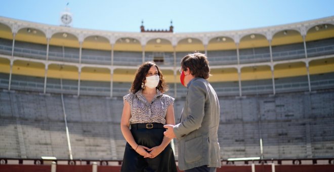 Ayuso duplica el dinero público destinado a los toros en Madrid