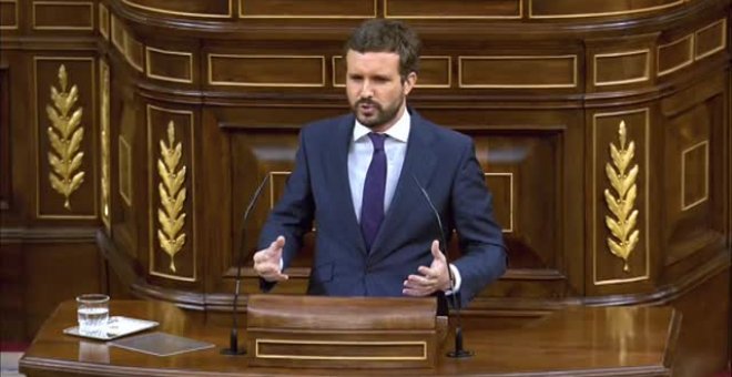 Casado abronca a Sánchez y critica la "chulería de un Gobierno insensible e incompetente"