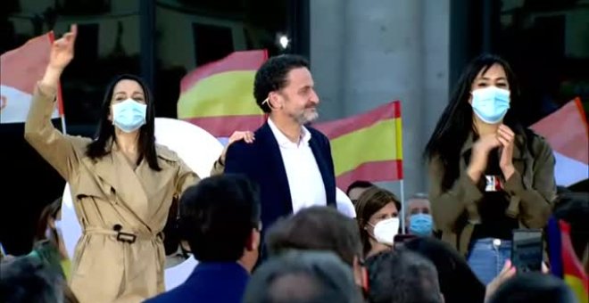 "Elige centro" se convierte en el lema de Cs en el inicio de la campaña electoral en Madrid