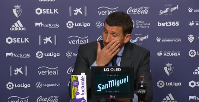 Javi Gracia: "Estamos cometiendo muchos errores"