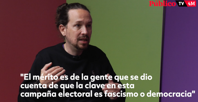 Titulares de la entrevista con Pablo Iglesias