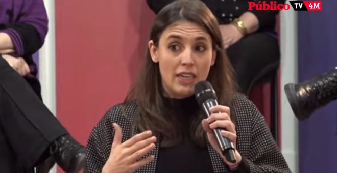 Irene Montero: "Para Ayuso la libertad es no encontrarte con tu expareja"