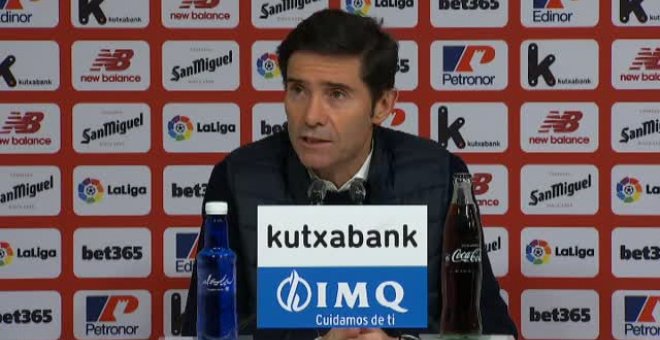 Marcelino: "Tuvimos juego suficiente para haber ganado"