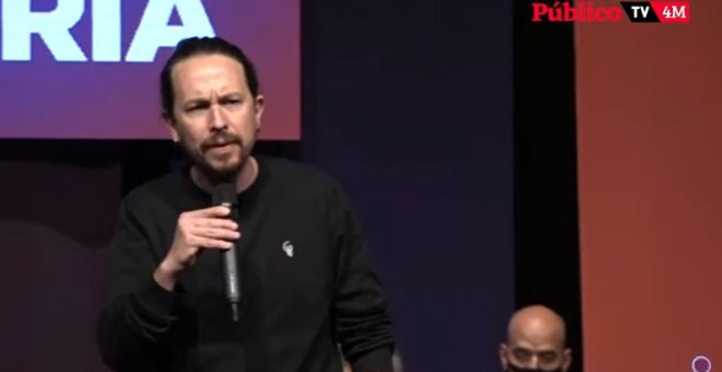 Pablo Iglesias, a Ayuso: "¿La libertad es que te ponga un piso Sarasola?"