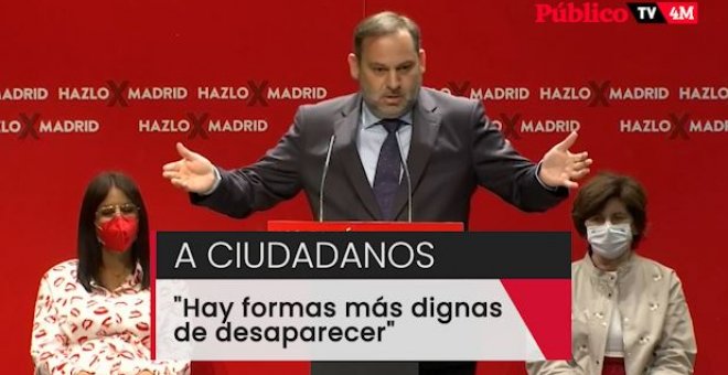 Ábalos, a Ciudadanos: "Hay formas más dignas de desaparecer que pactar con el PP"