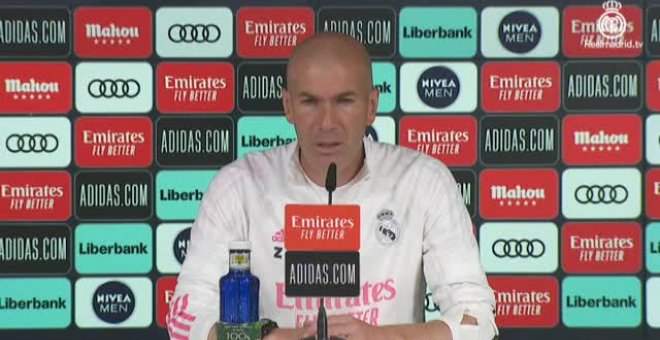 Zidane, sobre su continuidad en el Real Madrid: "Se lo voy a poner muy fácil al club"