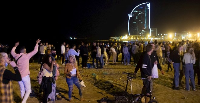 Más de 16.000 personas han sido desalojadas este fin de semana en Barcelona por hacer botellón