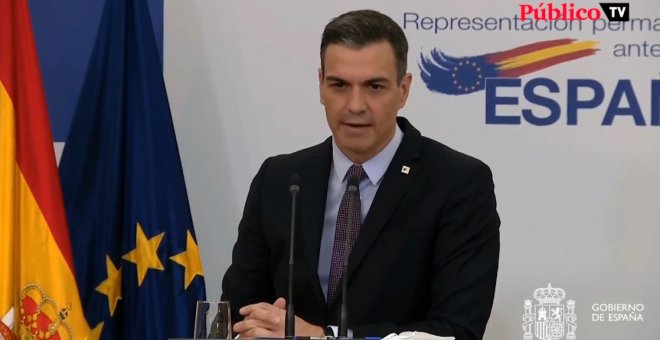 Pedro Sánchez, sobre los indultos: "Se tendrá presente los valores constitucionales, de concordia y entendimiento"