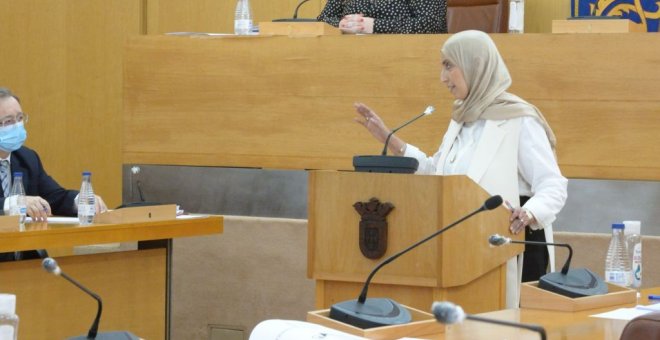 Fatima Hamed Hossain: "Cualquier mujer que haya sido portavoz de un grupo político sabe lo complicado que es"