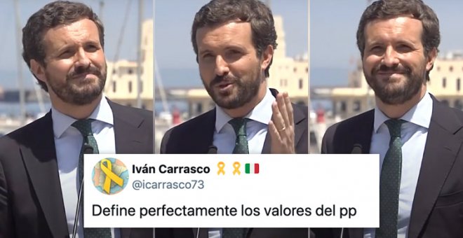 "El PP en estado puro": críticas al bochornoso momento con Casado y sus simpatizantes ante una pregunta sobre Cospedal