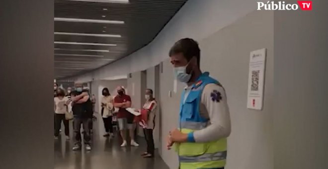 El monólogo informativo de un sanitario en el Wanda Metropolitano que ha arrasado en las redes