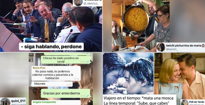 Las redes imaginan realidades alternativas causadas por un viajero en el tiempo y el resultado es para tirarse por el suelo