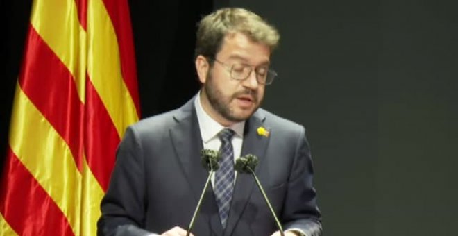 Aragonès: "Que el Estado decida y se atreva a ganar en las urnas, no en los tribunales"