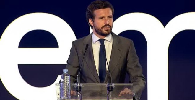 Casado atribuye la responsabilidad de los indultos en exclusiva a Sánchez y elogia el "impecable" papel del Rey