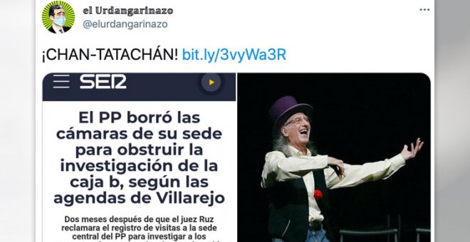 "-Jaimito, los deberes. -Le juro que me los ha borrado el PP, señorita.": los tuiteros comentan las noticias sobre los tejemanejes del PP