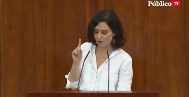 Ayuso, sobre el aborto: "El recurso fácil que pone la izquierda"