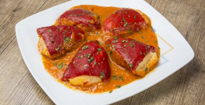 Pato confinado - Receta de salsa para pimientos del piquillo rellenos