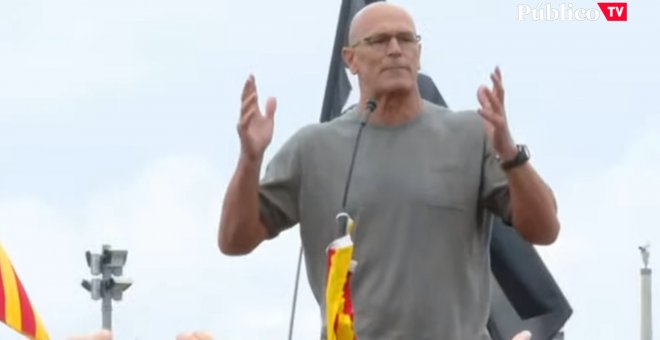 Raül Romeva: "Salimos a trabajar por la libertad, por la amnistía, por la autodeterminación y por la república"