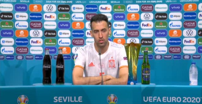 Busquets: "El equipo ha dado ese plus que necesitaba y ha sido un partido muy bueno"