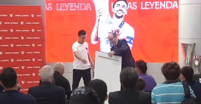 Navas: "Doy las gracias a Monchi porque ha estado ahí siempre en todos los momentos, en los duros y en los buenos"