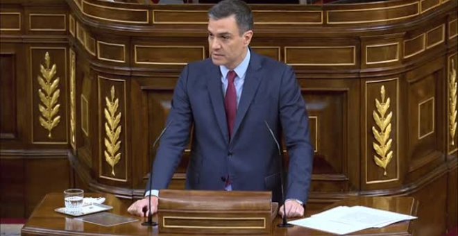 Sánchez: "No habrá referéndum de autodeterminación salvo que quienes lo defienden convenzan a los 3/5 de esta Cámara para reformar la Constitución"