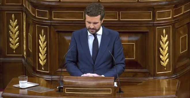 Casado anuncia que el PP ha recurrido ya al Tribunal Supremo la concesión de los indultos