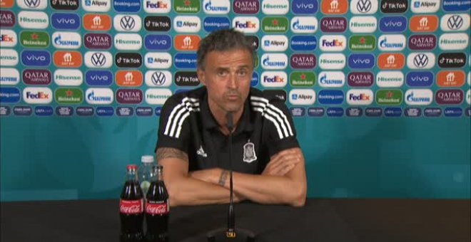 Luis Enrique asegura que sería mérito de los jugadores llegar a la final de la Eurocopa