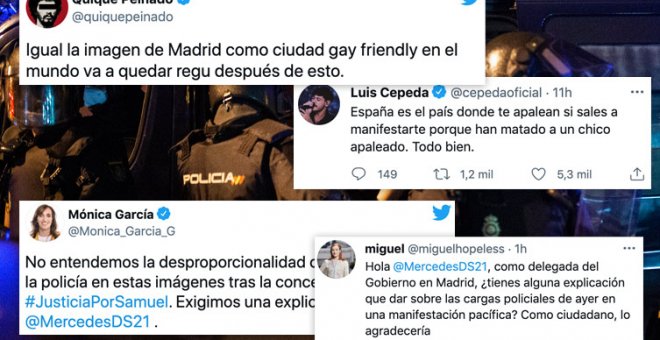 "A Samuel no le mataron por gay, las cargas de ayer no existieron, Vox no es fascista y tralará"