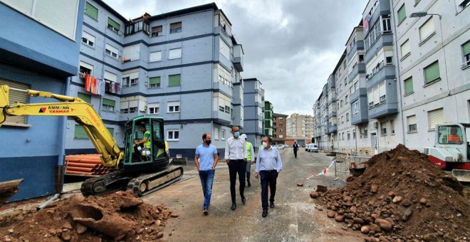 La urbanización del entorno de la calle Río Ebro concluirá a finales de año