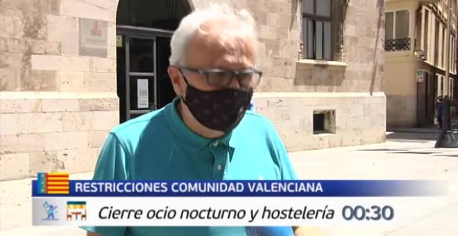 Los hosteleros valencianos, indignados con las nuevas restricciones de horar