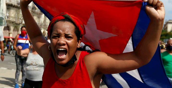 Las imágenes de las calles de Cuba durante las protestas