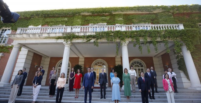 Primera reunión del Consejo de Ministras del nuevo gabinete de Pedro Sánchez