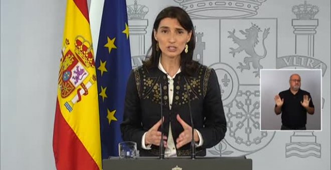 Llop sobre el TC: "El Gobierno respeta, pero no comparte la resolución ante el recurso de Vox"