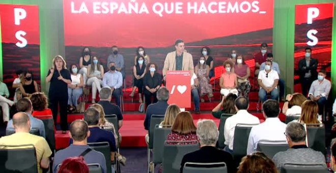 Sánchez anuncia que la semana que viene "uno de cada dos españoles va a tener pauta completa"