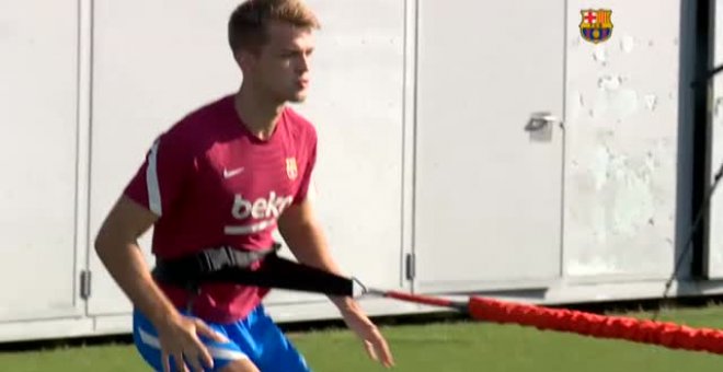 El Barça continúa con los entrenamiento de pretemporada