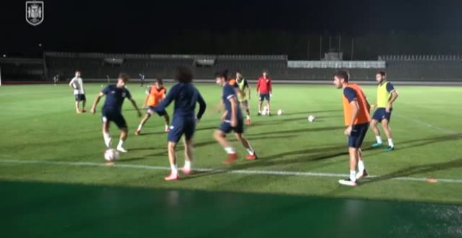 La selección olímpica de fútbol prepara la 'final' del domingo ante Australia