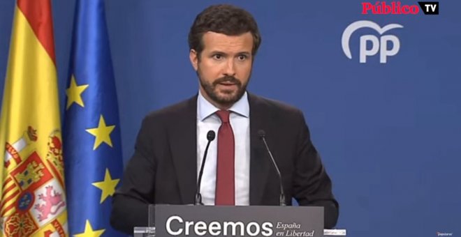 Pablo Casado, sobre el procesamiento de Fernández Díaz: "Yo no tengo nada que ver con Villarejo"