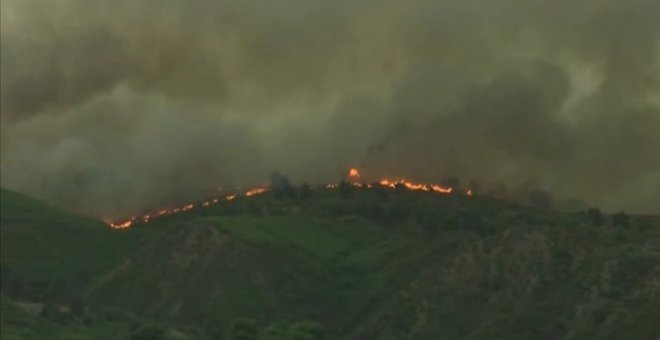 Las ruinas de Olimpia en peligro por los incendios