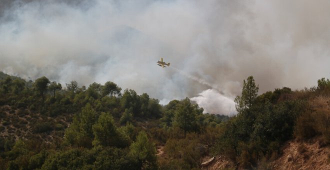 Els Bombers aconsegueixen controlar l'incendi de la Terra Alta