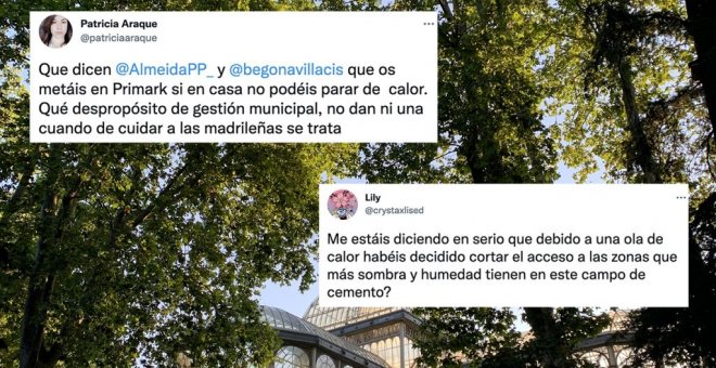 El Ayuntamiento de Madrid cierra El Retiro en plena ola de calor y provoca indignación entre los madrileños