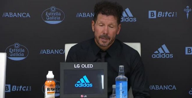 Simeone: "Es muy difícil entender lo que es mano y lo que no"