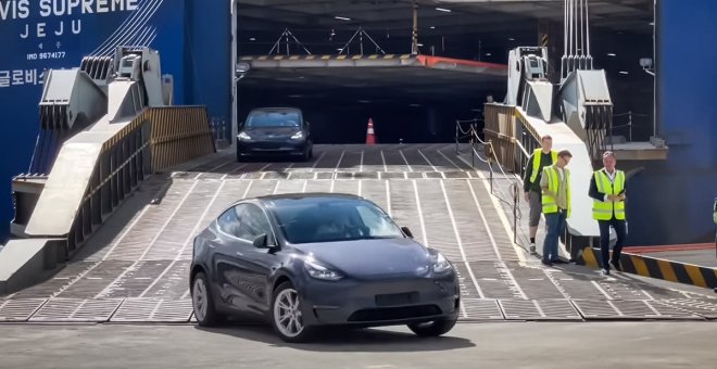 El Tesla Model Y empieza a llegar a Europa en grandes cantidades